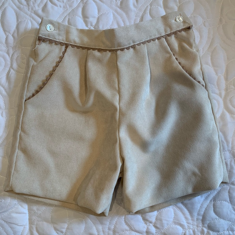 Toddler boy dress shorts.
